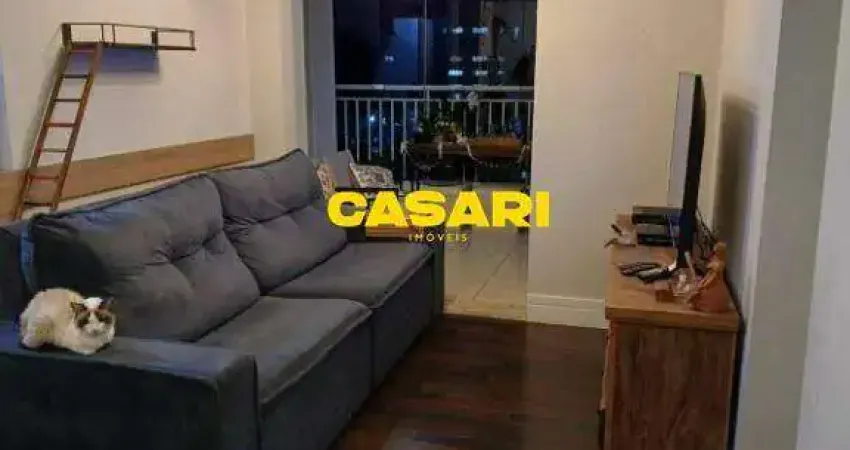 Apartamento semi mobiliado com 3 dormitórios e varanda gourmet – condomínio completo em sbc