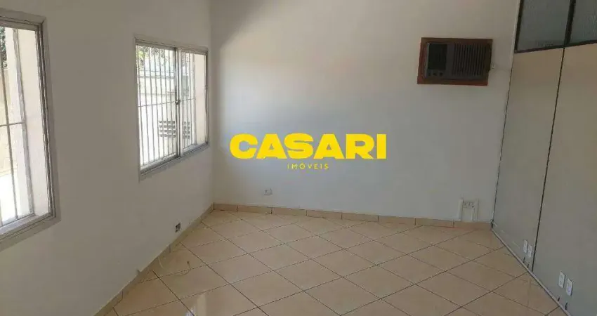 Sala comercial para alugar no jardim do mar – 92 m² com divisórias e copa