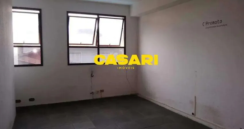Sala para alugar, 27 m² por R$ 990,00/mês - Jardim - Santo André/SP