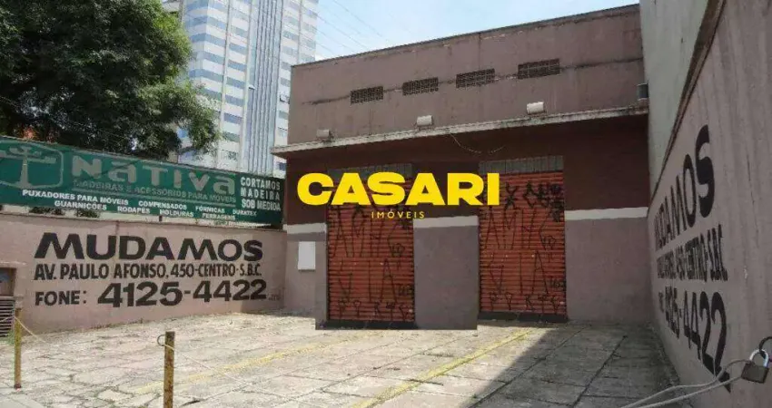Terreno para alugar, 1241 m² por R$ 52.000,00/mês - Centro - São Bernardo do Campo/SP