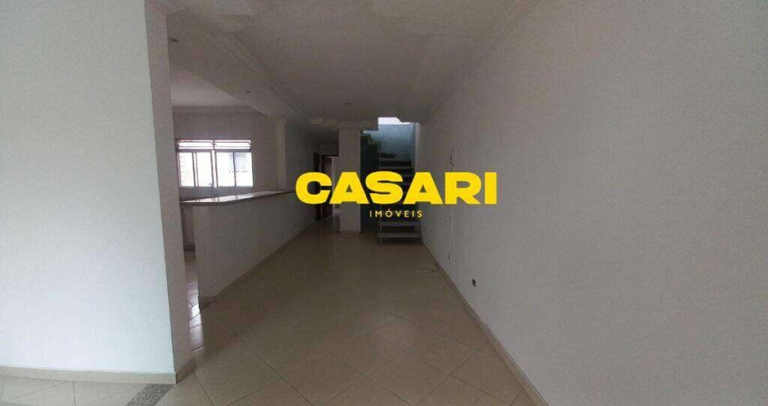 Cobertura com 3 dormitórios para alugar, 120 m² por R$ 3.300,01/mês - Planalto - São Bernardo do Campo/SP