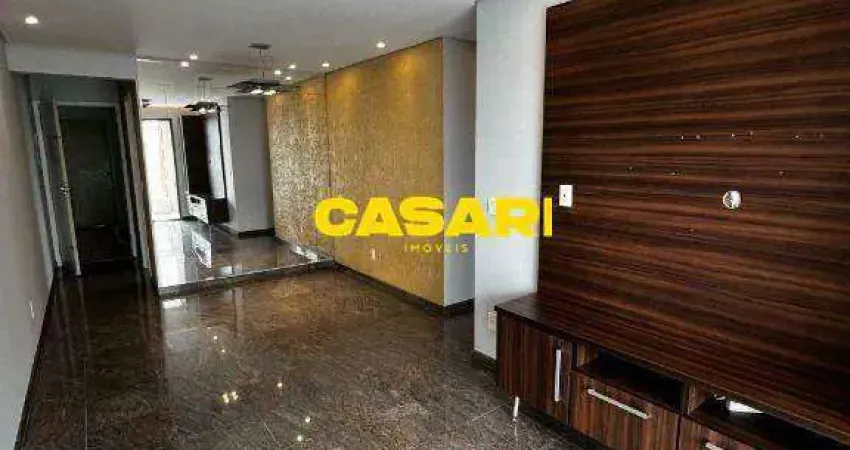 Apartamento com 2 dormitórios para alugar, 64 m² - Parque das Nações - Santo André/SP