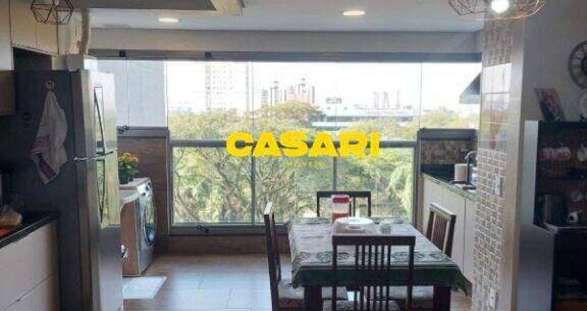Apartamento com 2 dormitórios à venda, 73 m²- Vila Assunção - Santo André/SP