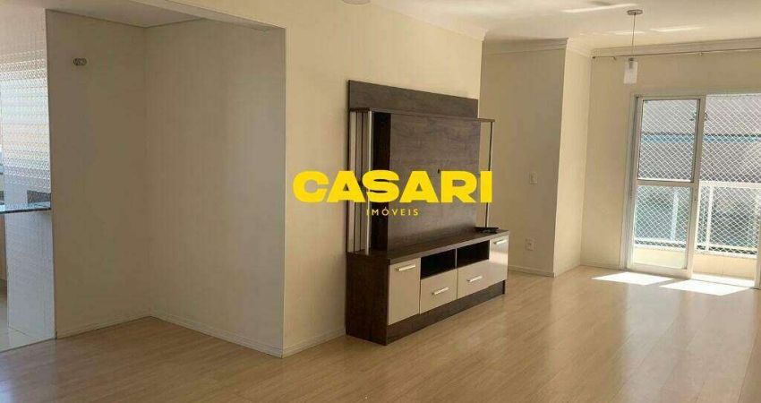 Apartamento com 3 dormitórios à venda, 87 m² - Campestre - Santo André/SP