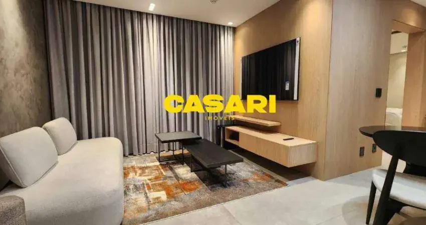 Flat com 1 dormitório à venda, 44 m² - Centro - Santo André/SP