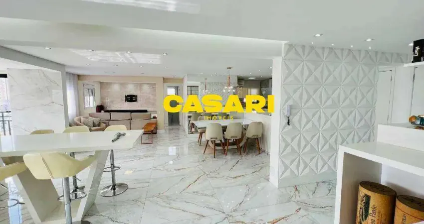 Apartamento com 4 dormitórios à venda, 180 m² - vila floresta - santo andré/sp