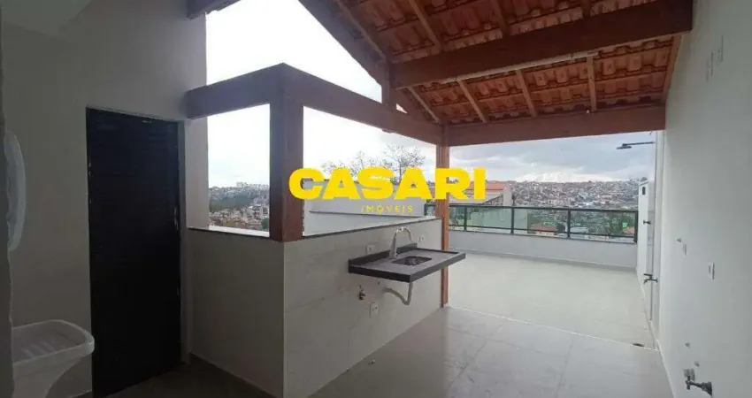Cobertura com 2 dormitórios à venda, 120 m²- Jardim das Maravilhas - Santo André/SP