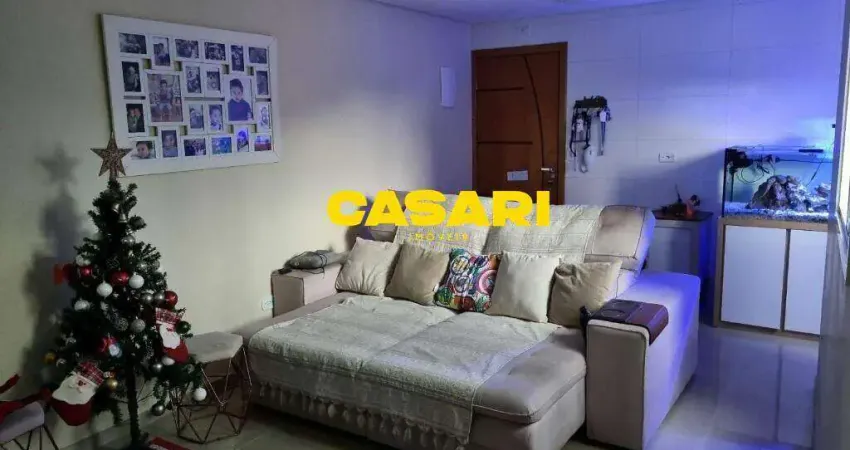 Cobertura com 2 dormitórios à venda, 107 m² - Vila Tibiriçá - Santo André/SP