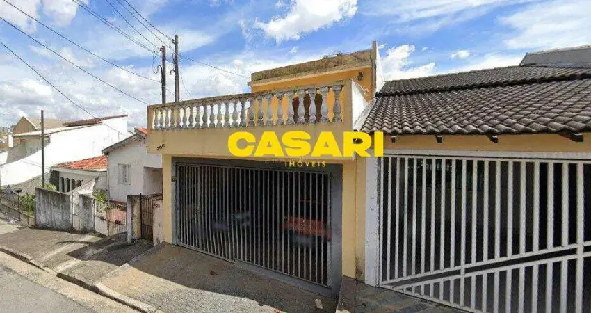 Sobrado com 3 dormitórios à venda, 204 m² - Vila Camilópolis - Santo André/SP