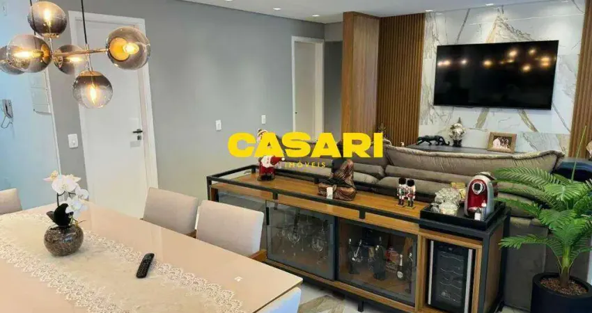 Apartamento com 3 dormitórios à venda, 114 m² - centro - santo andré/sp