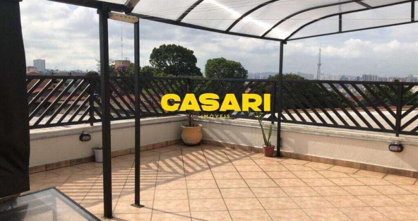 Cobertura com 3 dormitórios à venda, 180 m² - Nova Gerti - São Caetano do Sul/SP