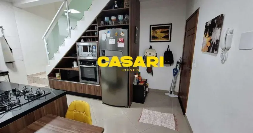 Cobertura com 2 dormitórios à venda, 100 m²- Vila Scarpelli - Santo André/SP