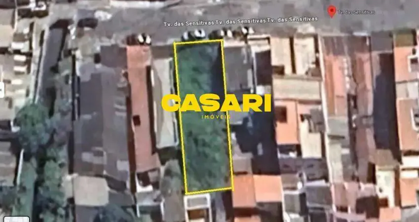 Terreno à venda na Travessa das Sensitivas, 152, Vila Luzita, Santo André