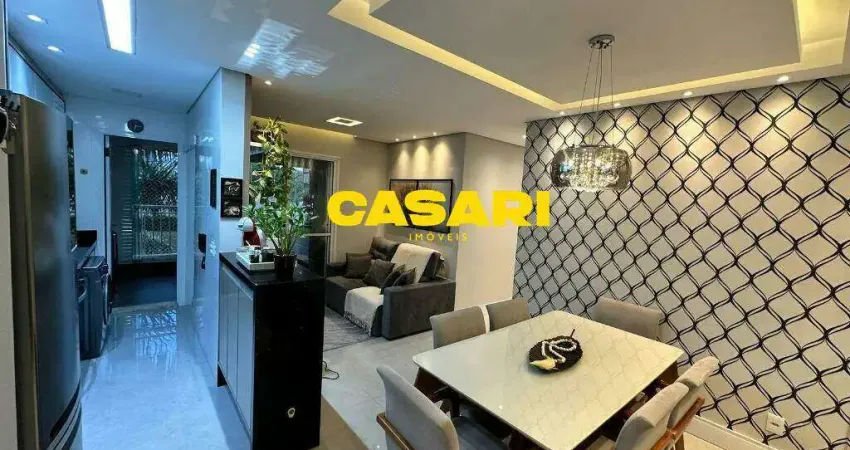 Apartamento com 3 dormitórios à venda, 74 m² - Jardim Hollywood - São Bernardo do Campo/SP