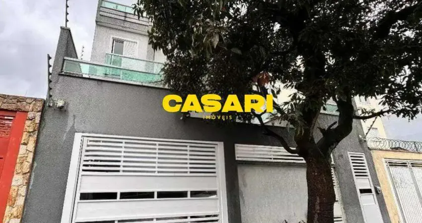 Cobertura com 2 dormitórios à venda, 96 m² - Vila Lutécia - Santo André/SP