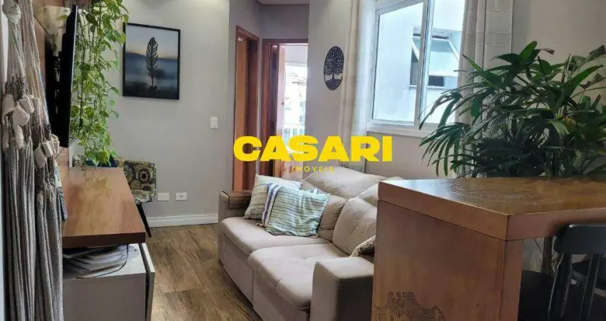 Cobertura com 2 dormitórios à venda, 74 m² - Jardim Las Vegas - Santo André/SP