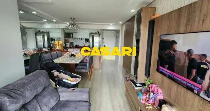 Apartamento à venda com 3 dormitórios, 70 m² – Vila Valparaíso – Santo André/SP