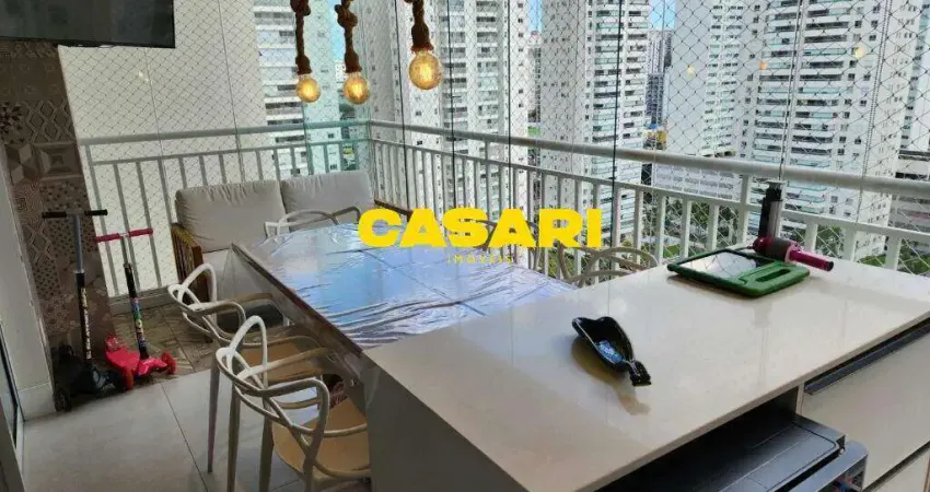 Apartamento à venda PORTEIRA FECHADA com 3 dormitórios – 123 m² – Condomínio Domo Life – Centro de São Bernardo do Campo/SP