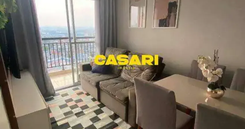Apartamento com 2 dormitórios à venda, 51 m² - Utinga - Santo André/SP