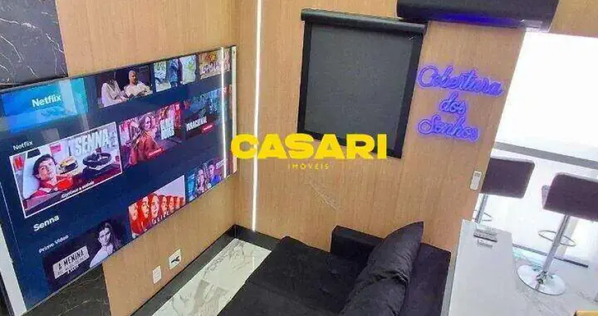 Cobertura com 2 dormitórios à venda, 90 m² - santa maria - santo andré/sp