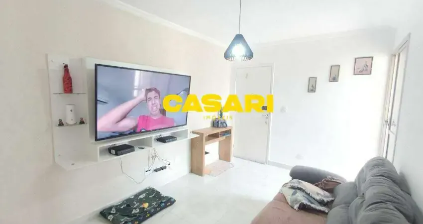 Apartamento com 2 dormitórios à venda, 50 m² - taboão - são bernardo do campo/sp