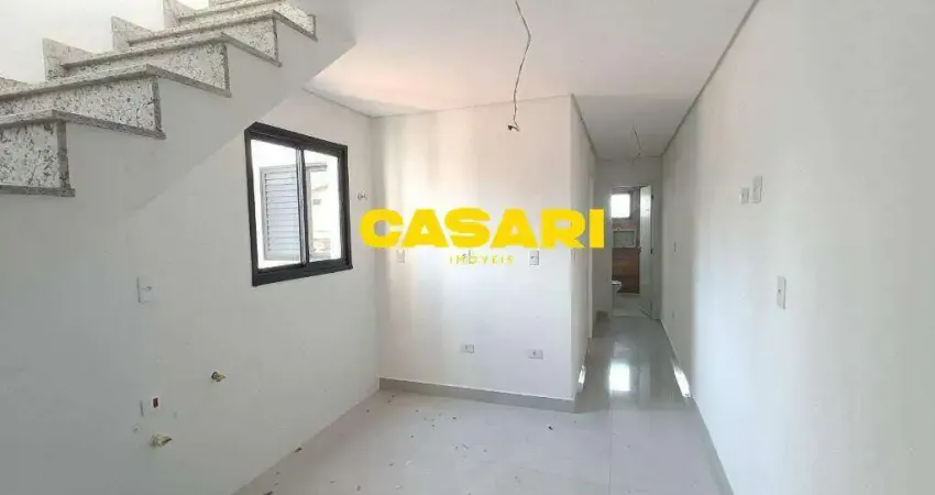 Cobertura com 2 dormitórios à venda, 100 m² - Campestre - Santo André/SP