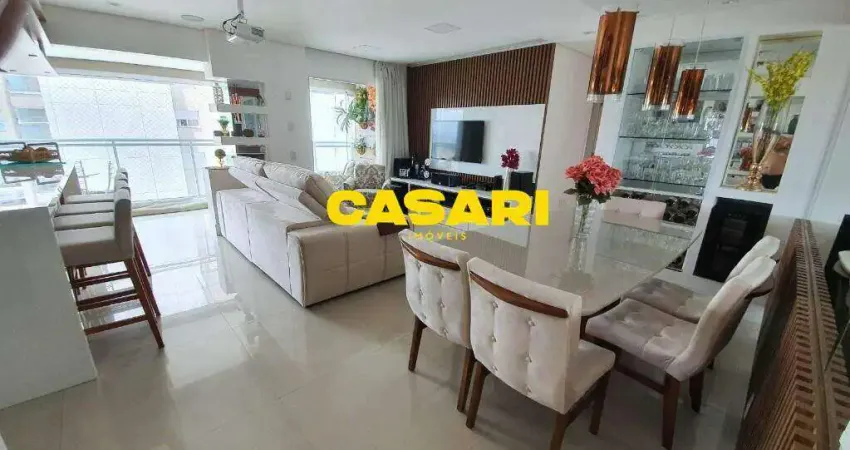 Apartamento com 3 dormitórios à venda, 115 m² - Jardim - Santo André/SP