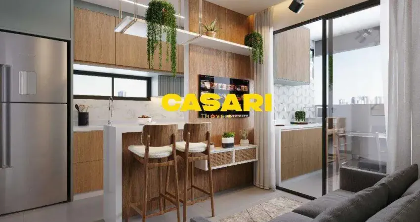 Apartamento com 2 dormitórios à venda, 38 m² por r$ 302.827,00 - vila príncipe de gales - santo andré/sp