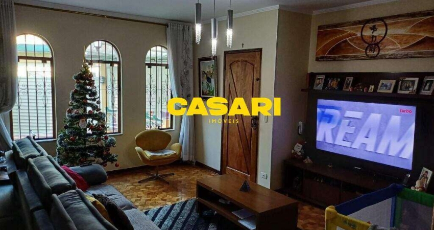 Sobrado com 4 dormitórios à venda, 130 m² - Vila Scarpelli - Santo André/SP