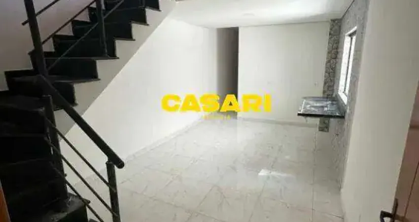 Cobertura com 2 dormitórios à venda, 80 m² - Vila Helena - Santo André/SP