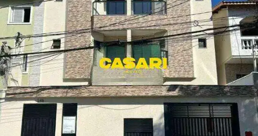 Cobertura com 2 dormitórios à venda, 100 m² - parque das nações - santo andré/sp