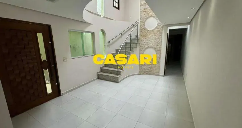 Sobrado com 4 dormitórios à venda, 264 m² - Vila Pires - Santo André/SP