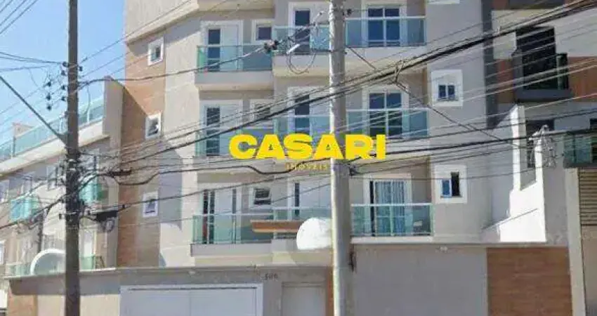 Apartamento com 2 dormitórios à venda, 55 m² - campestre - santo andré/sp