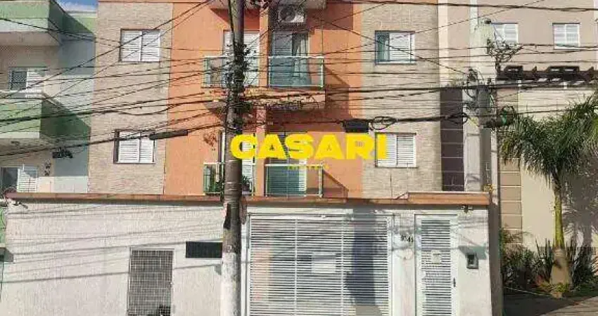 Apartamento com 2 dormitórios à venda, 46 m² - vila humaitá - santo andré/sp