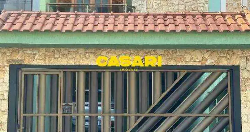 Sobrado com 3 dormitórios à venda, 195 m² - Vila Camilópolis - Santo André/SP