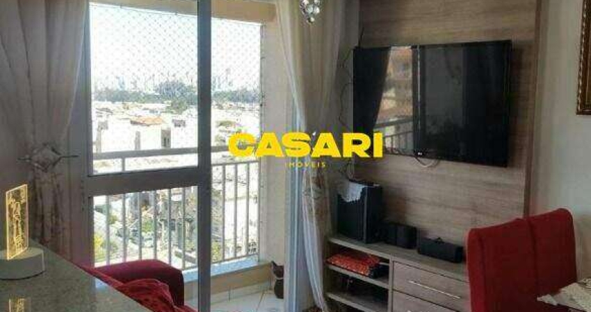 Apartamento com 2 dormitórios à venda, 55 m² - Utinga - Santo André/SP
