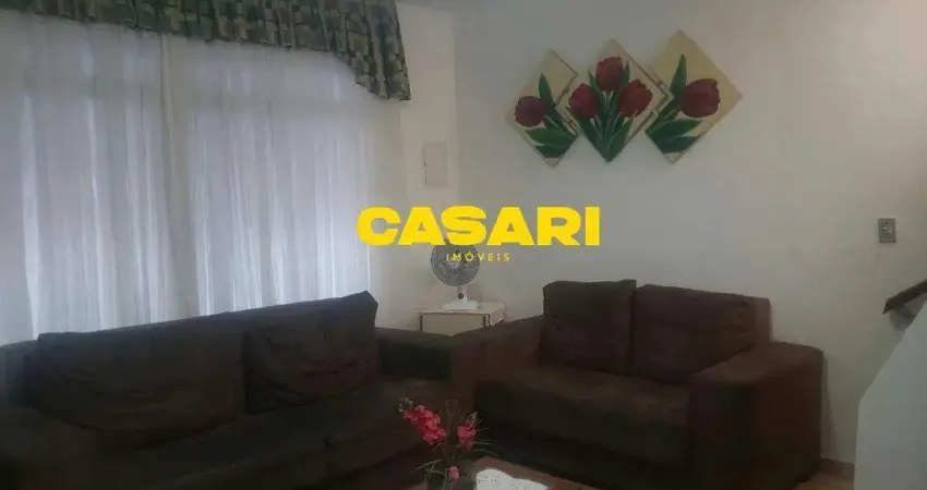 Sobrado com 3 dormitórios à venda, 168 m² - Jardim Cristiane - Santo André/SP