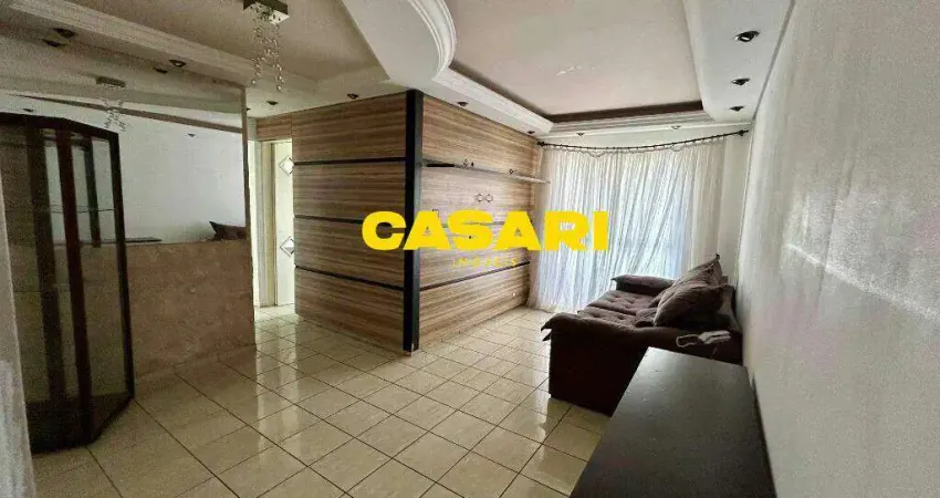 Apartamento com 2 dormitórios à venda, 55 m² - jardim do estádio - santo andré/sp