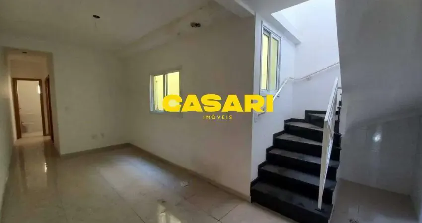 Cobertura com 2 dormitórios à venda, 98 m² - vila camilópolis - santo andré/sp