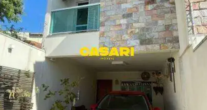 Sobrado à venda na vila alzira – 3 dormitórios, suíte e área gourmet em santo andré