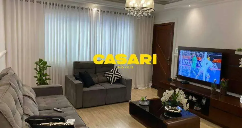 Casa assobradada com 3 dormitórios e 2 suítes à venda no centro de são bernardo do campo – 215 m²