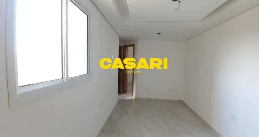 Cobertura com 2 dormitórios à venda, 54 m² - vila linda - santo andré/sp