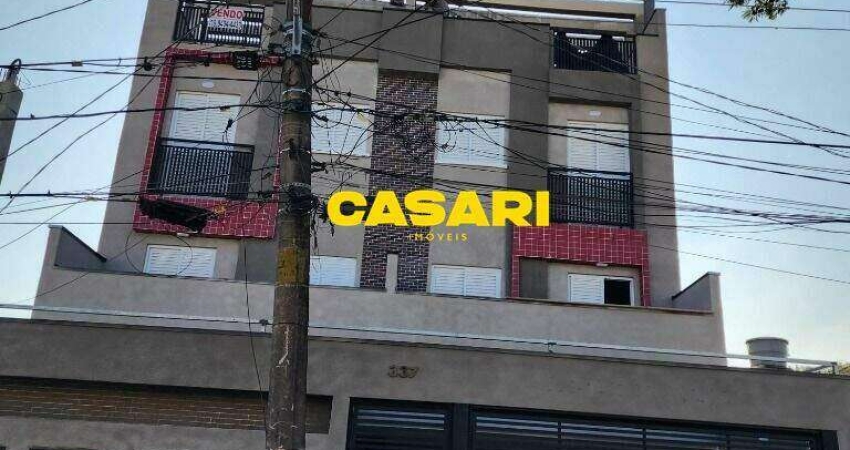 Cobertura com 2 dormitórios à venda, 100 m² - Vila Guarani - Santo André/SP