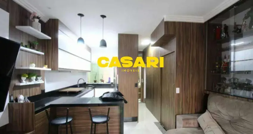 Sobrado com 2 dormitórios à venda, 114 m² - vila humaitá - santo andré/sp