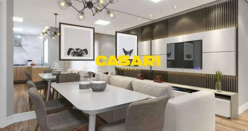 Cobertura à venda na Vila Guiomar, Santo André, com 65 m² de área privativa