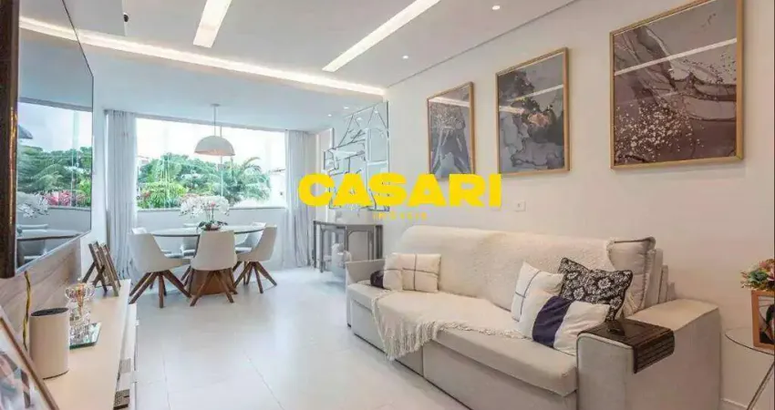 Cobertura com 3 dormitórios à venda, 224 m² - jardim bela vista - santo andré/sp