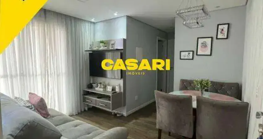 Apartamento com 2 dormitórios à venda, 52 m² - Vila Alzira - Santo André/SP