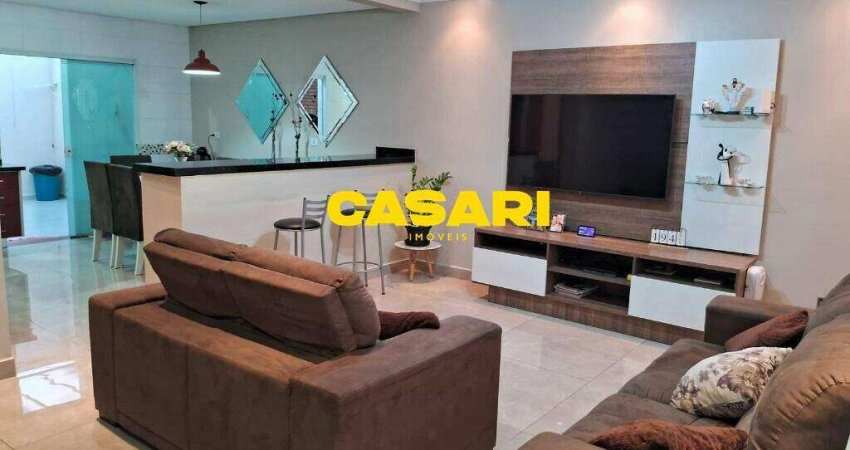 Sobrado com 3 dormitórios à venda, 199 m² - Alves Dias - São Bernardo do Campo/SP