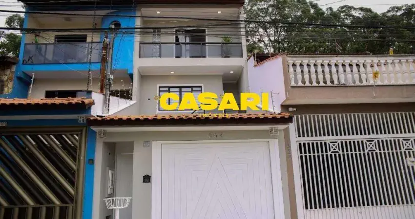 Sobrado com 3 dormitórios à venda, 250 m² - Jardim Milena - Santo André/SP