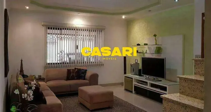 Sobrado com 3 dormitórios à venda, 196 m²- Jardim Las Vegas - Santo André/SP